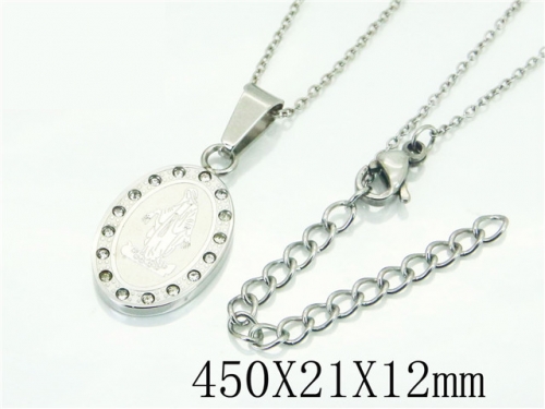 HY Wholesale Necklaces Stainless Steel 316L Jewelry Necklaces-HY56N0026HFF