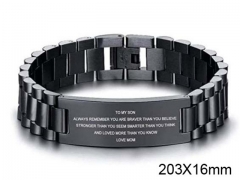 HY Wholesale Steel Stainless Steel 316L Bracelets-HY0105B004