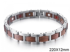 HY Wholesale Steel Stainless Steel 316L Bracelets-HY0105B085