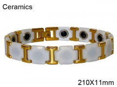 HY Wholesale Steel Stainless Steel 316L Bracelets-HY0087B013