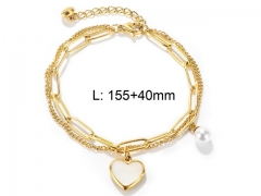 HY Wholesale Steel Stainless Steel 316L Bracelets-HY0105B181