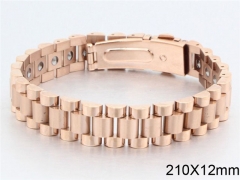 HY Wholesale Steel Stainless Steel 316L Bracelets-HY0105B016