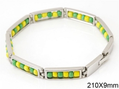 HY Wholesale Steel Stainless Steel 316L Bracelets-HY0082B007