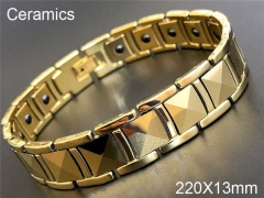 HY Wholesale Steel Stainless Steel 316L Bracelets-HY0087B025