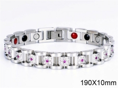 HY Wholesale Steel Stainless Steel 316L Bracelets-HY0105B051