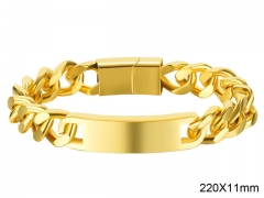 HY Wholesale Bracelets Stainless Steel 316L Bracelets-HY006B466