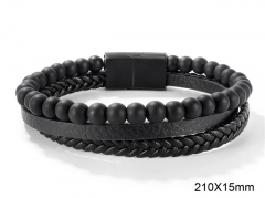 HY Wholesale Jewelry Fashion Bracelets (Leather)-HY006B317