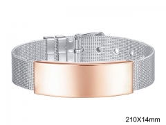 HY Wholesale Bracelets Stainless Steel 316L Bracelets-HY006B269