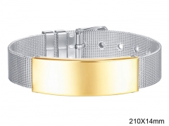 HY Wholesale Bracelets Stainless Steel 316L Bracelets-HY006B268