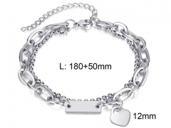 HY Wholesale Bracelets Stainless Steel 316L Bracelets-HY006B107