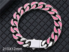 HY Wholesale Bracelets 316L Stainless Steel Jewelry Bracelets-HY0095B018