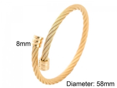 HY Wholesale Bangles Stainless Steel 316L Fashion Bangles-HY0097B184