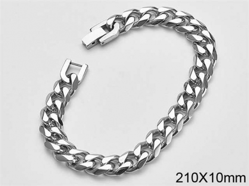 HY Wholesale Bracelets 316L Stainless Steel Jewelry Bracelets-HY0103B001