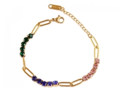 HY Wholesale Bracelets 316L Stainless Steel Jewelry Bracelets-HY0100B035