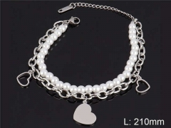 HY Wholesale Bracelets 316L Stainless Steel Jewelry Bracelets-HY0100B042