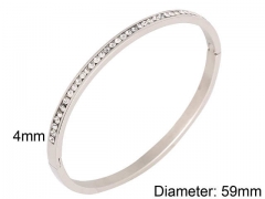 HY Wholesale Bangles Stainless Steel 316L Fashion Bangles-HY0097B081