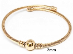 HY Wholesale Bangles Stainless Steel 316L Fashion Bangles-HY0097B125