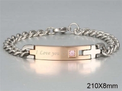 HY Wholesale Bracelets 316L Stainless Steel Jewelry Bracelets-HY0103B111