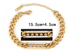 HY Wholesale Bracelets 316L Stainless Steel Jewelry Bracelets-HY0100B046