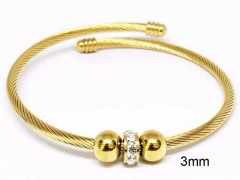 HY Wholesale Bangles Stainless Steel 316L Fashion Bangles-HY0097B035