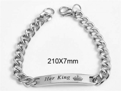 HY Wholesale Bracelets 316L Stainless Steel Jewelry Bracelets-HY0103B105