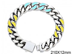 HY Wholesale Bracelets 316L Stainless Steel Jewelry Bracelets-HY0095B037