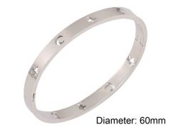HY Wholesale Bangles Stainless Steel 316L Fashion Bangles-HY0097B048