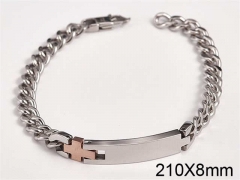 HY Wholesale Bracelets 316L Stainless Steel Jewelry Bracelets-HY0103B093