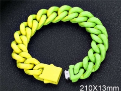 HY Wholesale Bracelets 316L Stainless Steel Jewelry Bracelets-HY0095B001