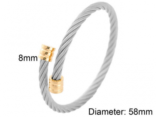 HY Wholesale Bangles Stainless Steel 316L Fashion Bangles-HY0097B186