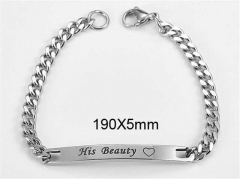 HY Wholesale Bracelets 316L Stainless Steel Jewelry Bracelets-HY0103B103