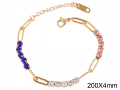 HY Wholesale Bracelets 316L Stainless Steel Jewelry Bracelets-HY0100B033