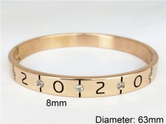 HY Wholesale Bangles Stainless Steel 316L Fashion Bangles-HY0097B222