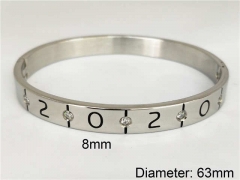 HY Wholesale Bangles Stainless Steel 316L Fashion Bangles-HY0097B220