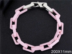 HY Wholesale Bracelets 316L Stainless Steel Jewelry Bracelets-HY0095B029