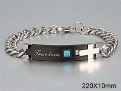 HY Wholesale Bracelets 316L Stainless Steel Jewelry Bracelets-HY0103B114