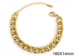 HY Wholesale Bracelets 316L Stainless Steel Jewelry Bracelets-HY0100B056