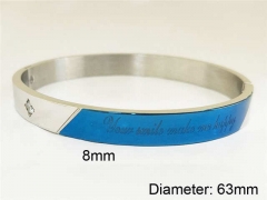 HY Wholesale Bangles Stainless Steel 316L Fashion Bangles-HY0097B235