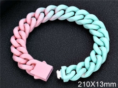HY Wholesale Bracelets 316L Stainless Steel Jewelry Bracelets-HY0095B002