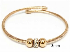 HY Wholesale Bangles Stainless Steel 316L Fashion Bangles-HY0097B037