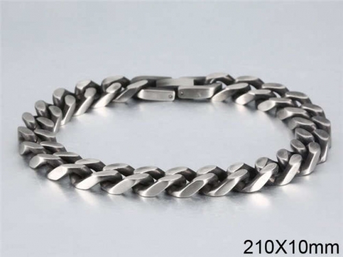 HY Wholesale Bracelets 316L Stainless Steel Jewelry Bracelets-HY0103B016