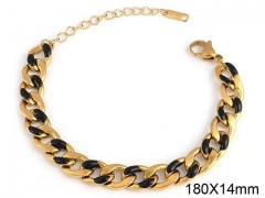 HY Wholesale Bracelets 316L Stainless Steel Jewelry Bracelets-HY0100B050
