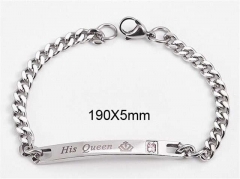 HY Wholesale Bracelets 316L Stainless Steel Jewelry Bracelets-HY0103B101