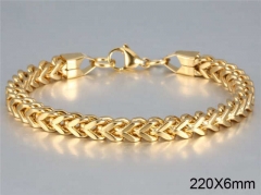 HY Wholesale Bracelets 316L Stainless Steel Jewelry Bracelets-HY0103B032