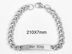 HY Wholesale Bracelets 316L Stainless Steel Jewelry Bracelets-HY0103B099