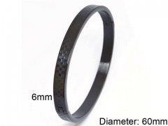 HY Wholesale Bangles Stainless Steel 316L Fashion Bangles-HY0097B041