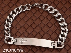 HY Wholesale Bracelets 316L Stainless Steel Jewelry Bracelets-HY0103B115