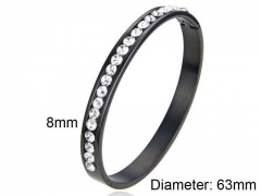HY Wholesale Bangles Stainless Steel 316L Fashion Bangles-HY0097B206
