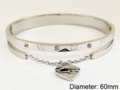 HY Wholesale Bangles Stainless Steel 316L Fashion Bangles-HY0097B032
