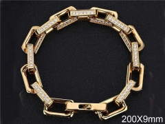 HY Wholesale Bracelets 316L Stainless Steel Jewelry Bracelets-HY0095B021